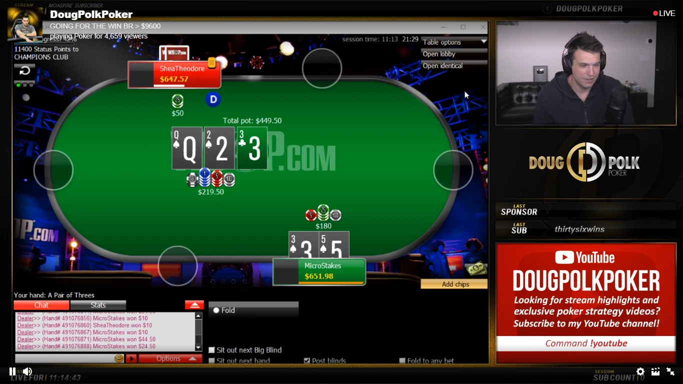 Doug Paul's bankroll challenge.