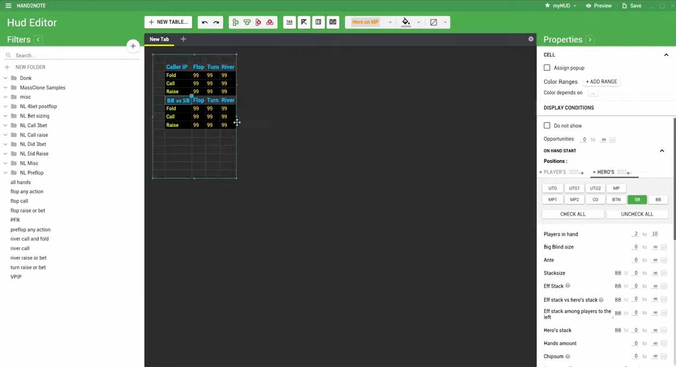 Hand Note 4 HUD Editor