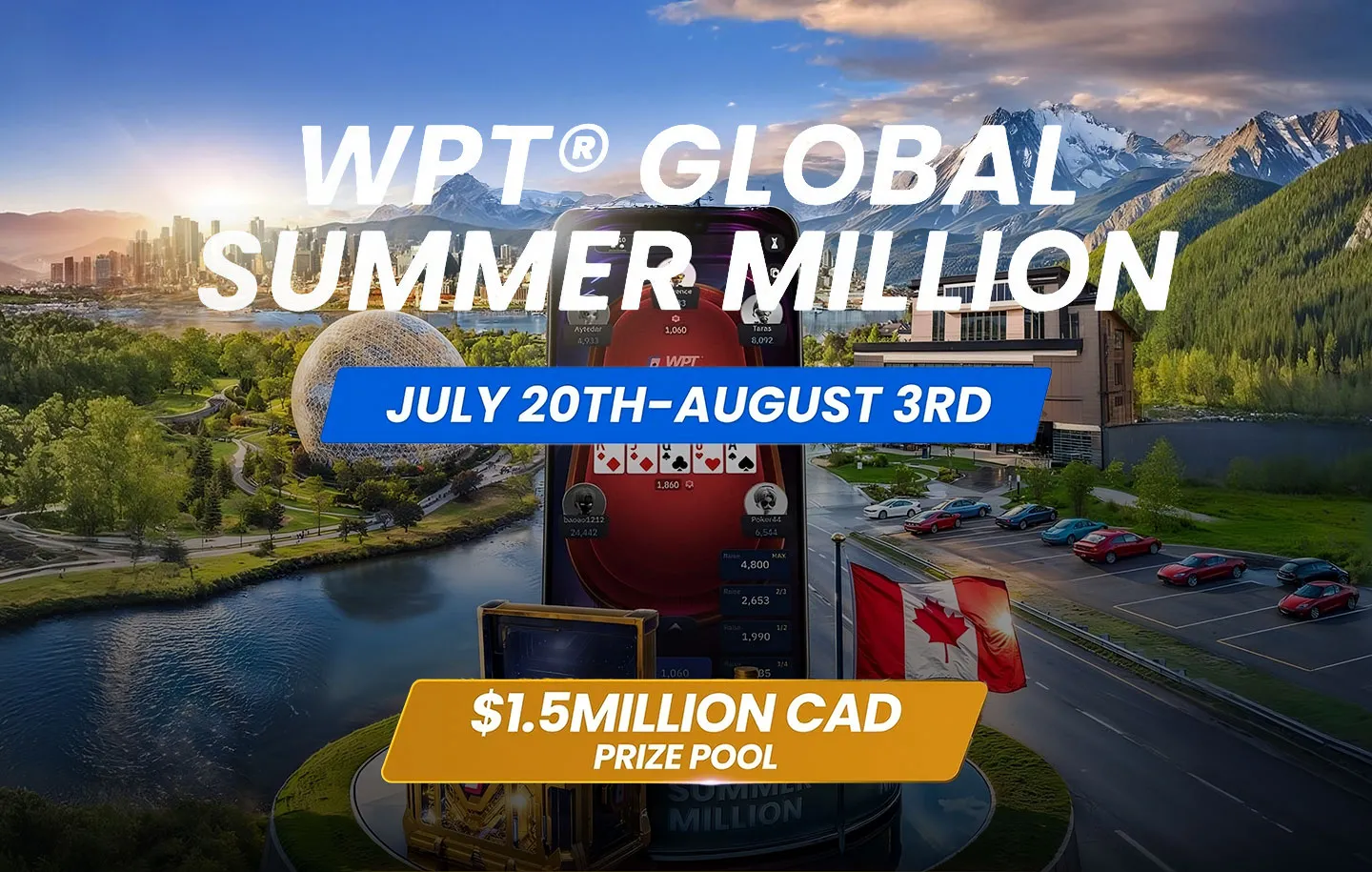 wpt global summer million 2025 with playground casino.