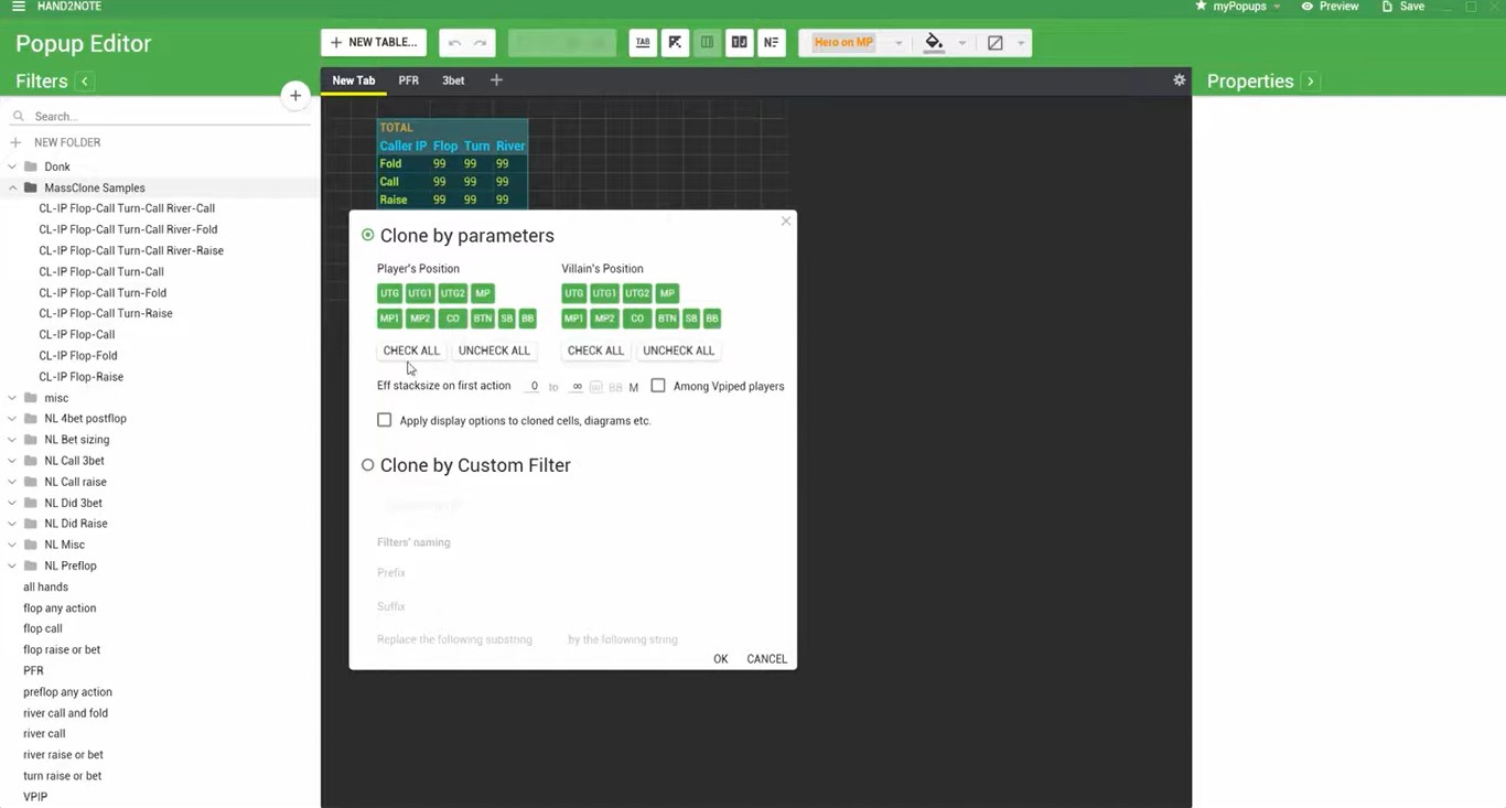 Hand Note 4 Popup Editor