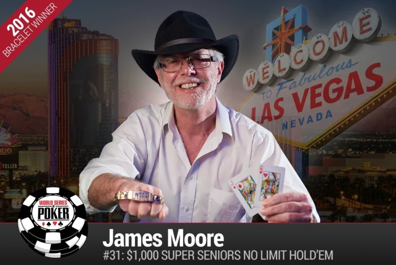 WSOP Seniors Event James Moore