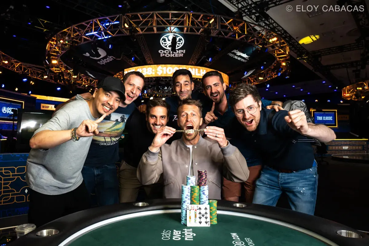 sternheimer with friends during wsop 2025