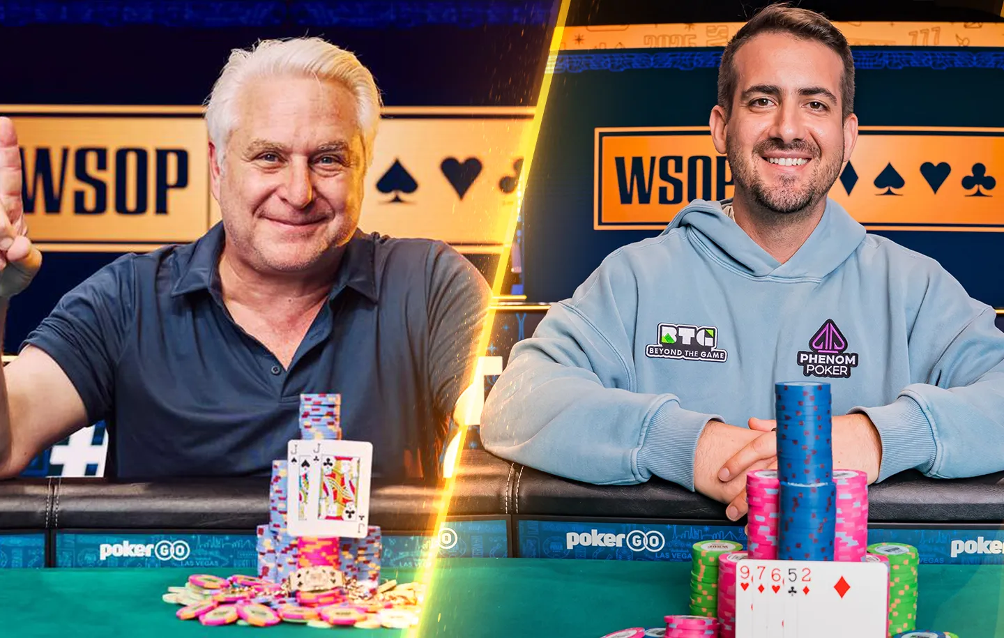 Two winners of WSOP 2025: Yosef Fox and Brad Ruben