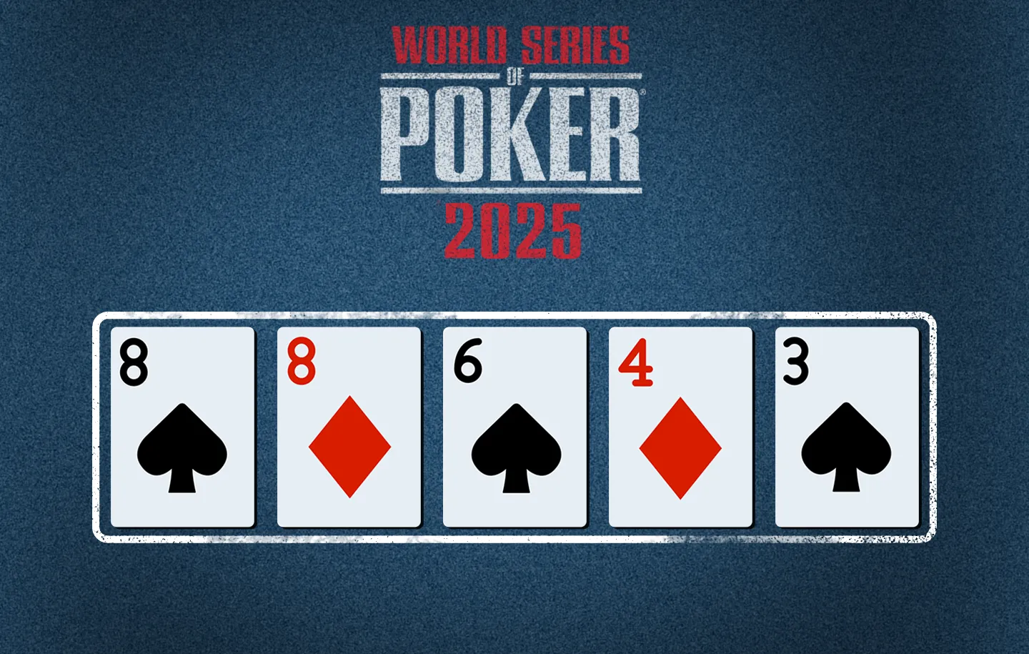 Event 36 WSOP 2025 board situation.