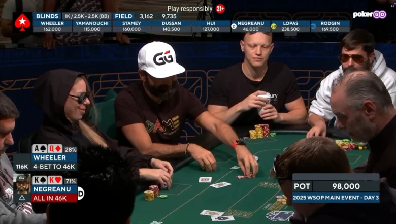 WSOP 2025 Main Event Broadcast
