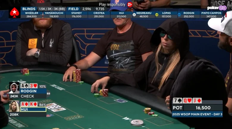 WSOP 2025 Main Event Broadcast