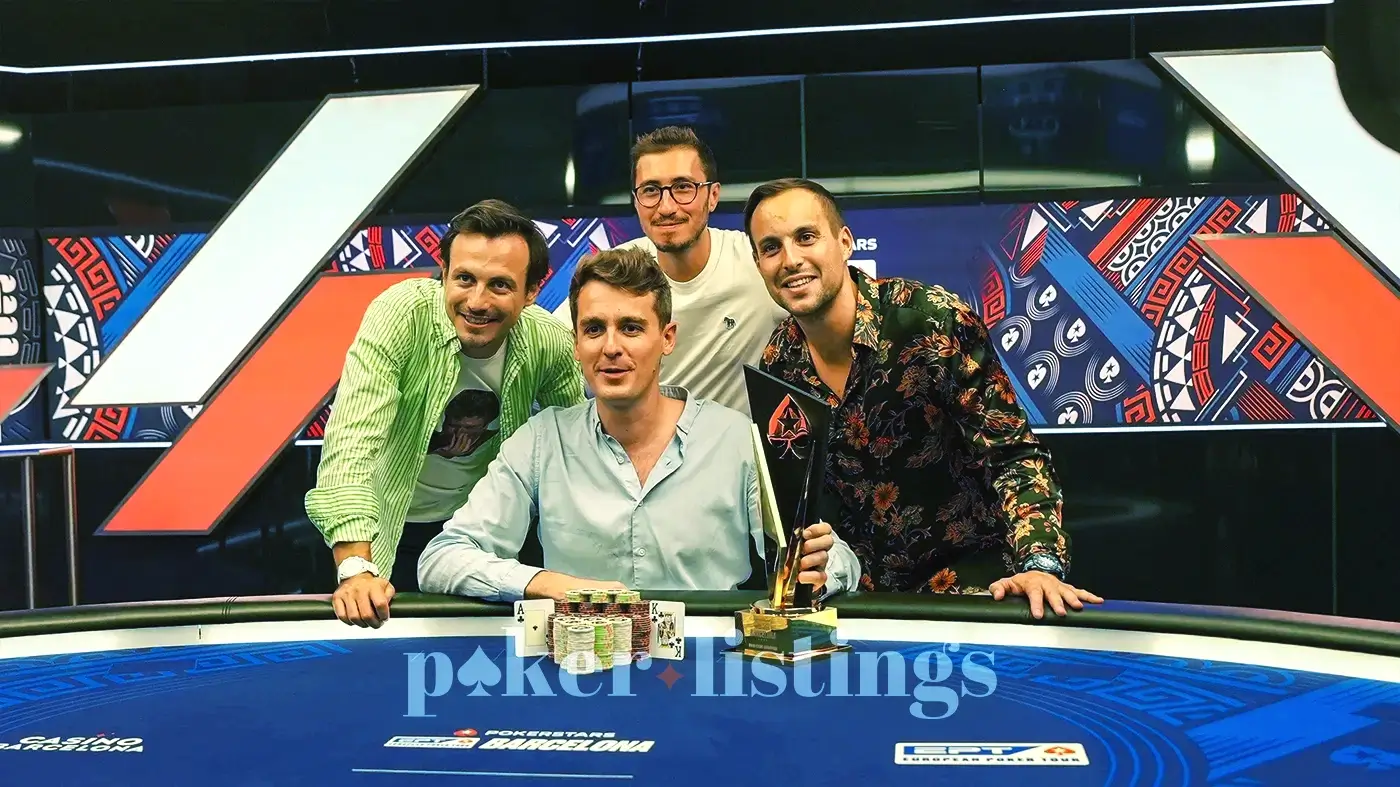 Thoms Eychenne is celebrating his win at EPT Barcelona 2025.