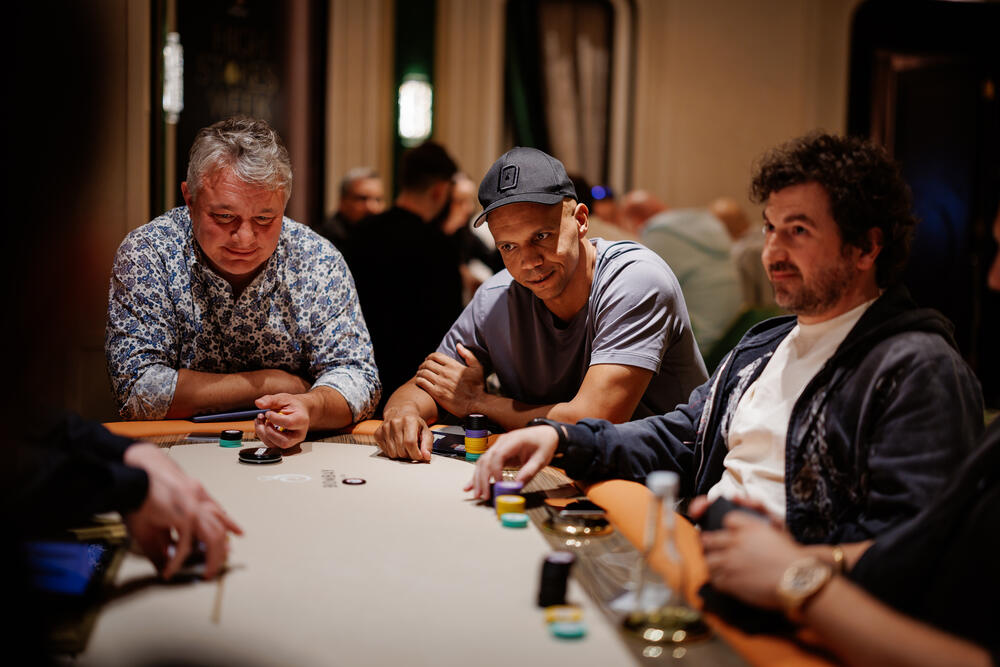 Phil Ivey and players in action at the Bombay High Stakes Week Tallinn Bombay Club