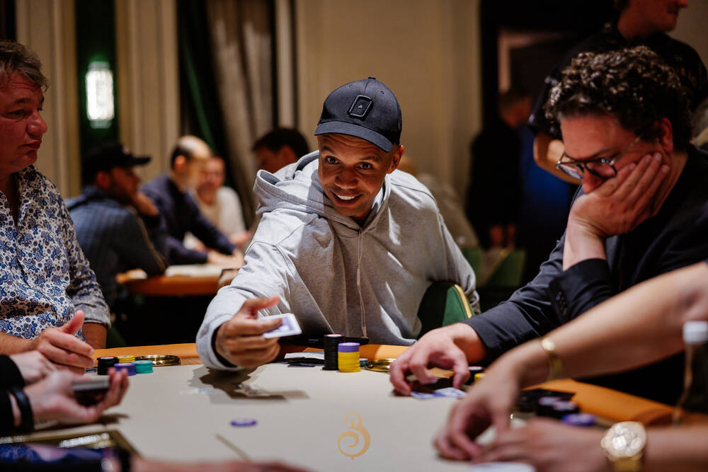 Phil Ivey is shuffling cards on the poker board