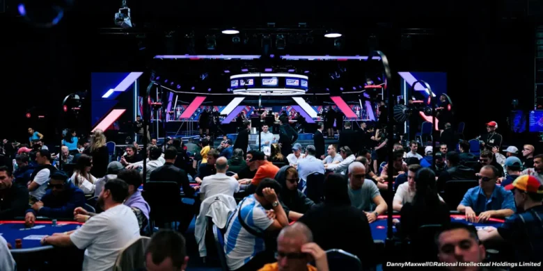People are playing poker on European Poker Tour