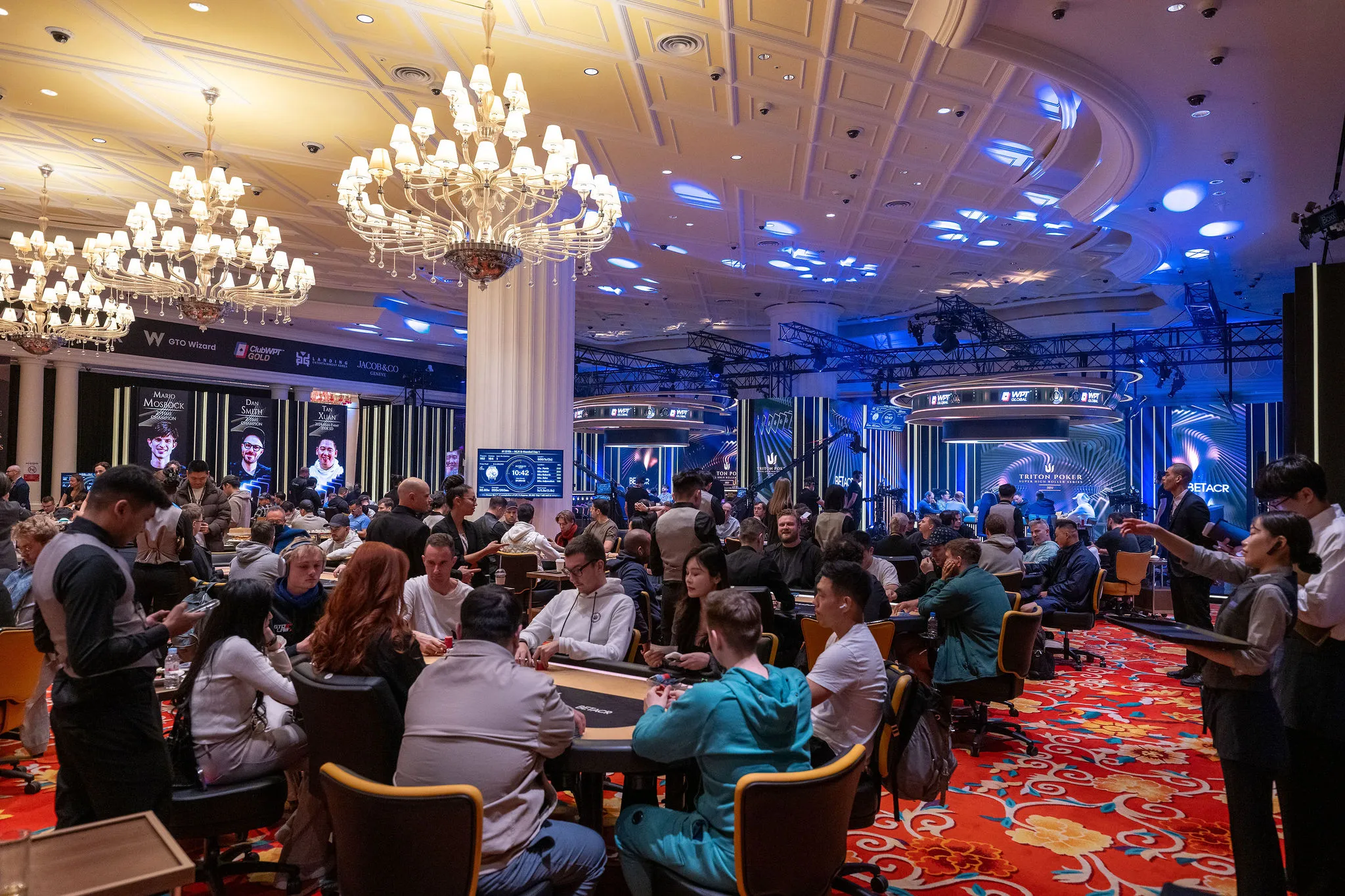 people are playing triton poker series.