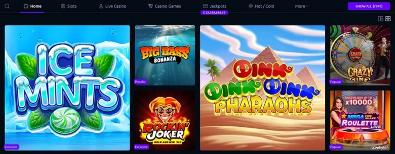 Luna Casino Games Range