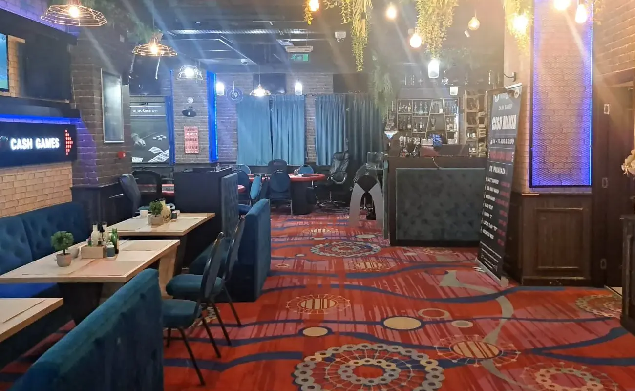 PlayGG casino interior in Bucharest