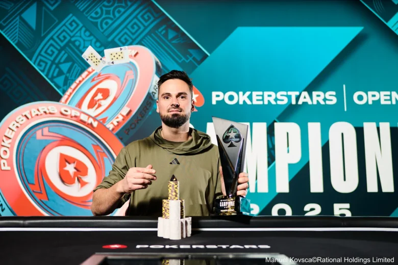 Adrian State at the PokerStars Open Campione