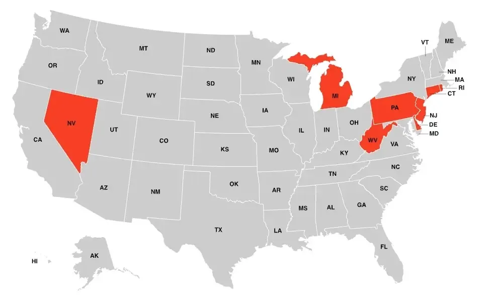 pokerlistings the us poker legality map