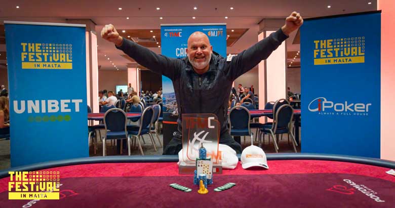 Egi Adriaans Winners Photo at The Festival Series Hendon Mob Championship