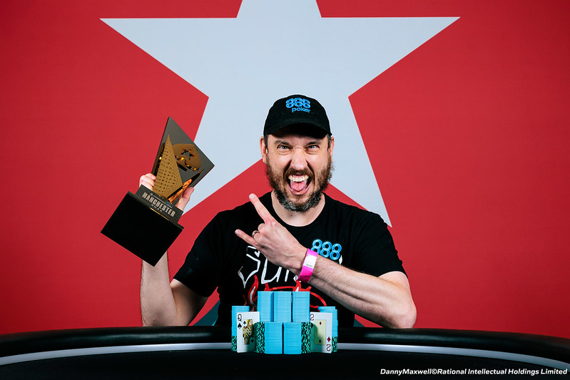 Ian Simpson Winners Photo 2,200 High Roller PokerStars Open Manchester