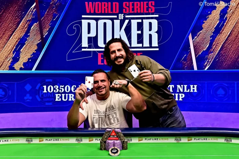 Daniel and Thomer Pidun WSOPE 10,300 Main Event 2025 Rozvadov
