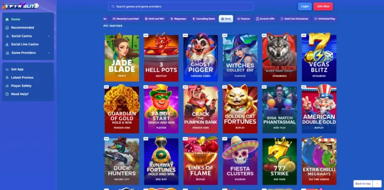 Spinblitz Casino slots