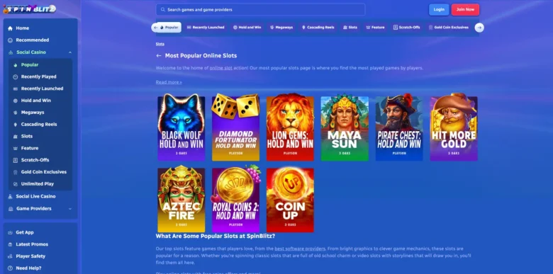Spinblitz Social Casino