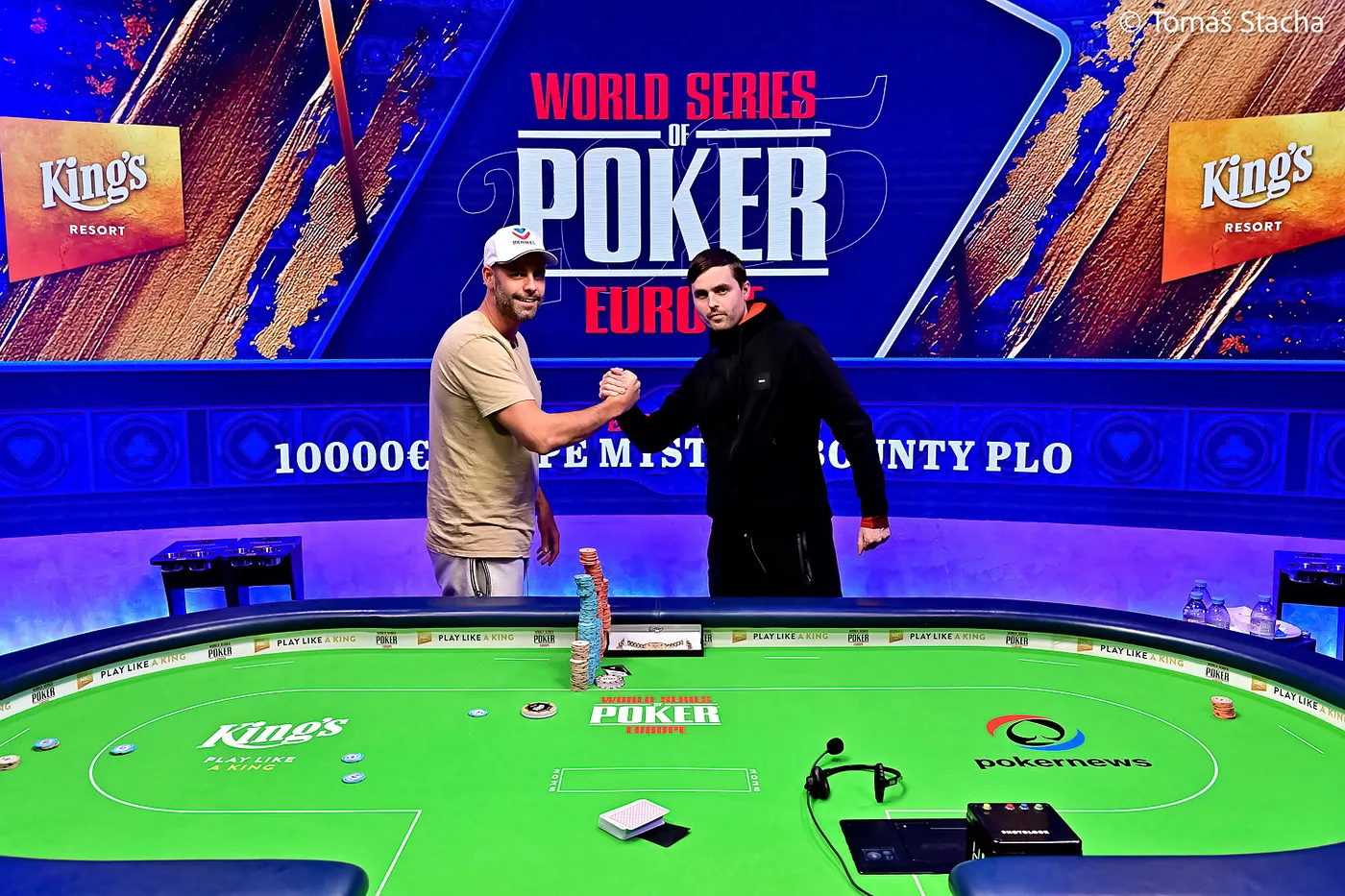 Robert Cowen and Martin Kabrhel  Heads Up in the 10k PLO Mystery Bounty WSOPE Rozvadov 