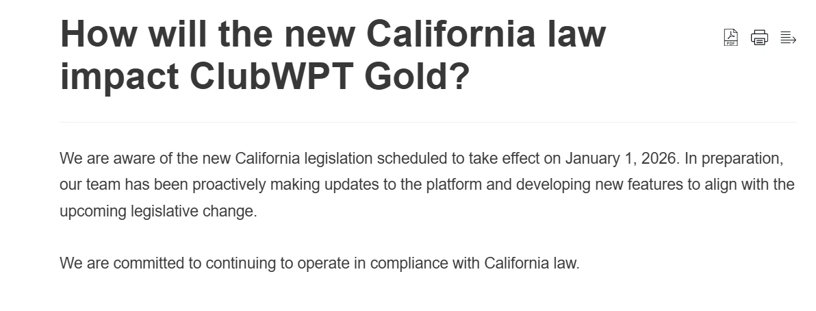 ClubWPT Gold FAQs