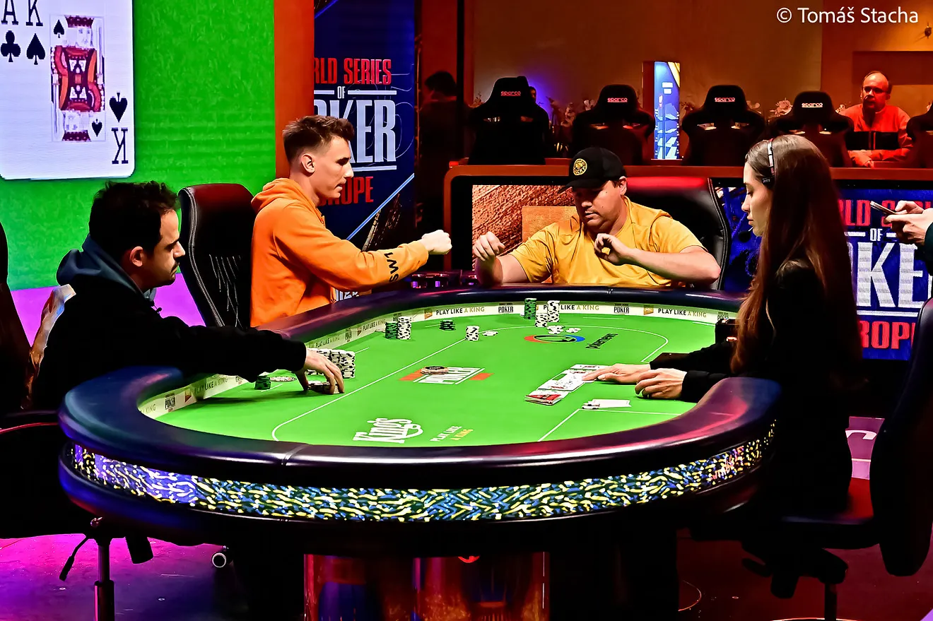 Iago Savino, Zdenek Zizka, Shaun Deeb at 25k GGMillions Final Table 2025 WSOPE Rozvadov