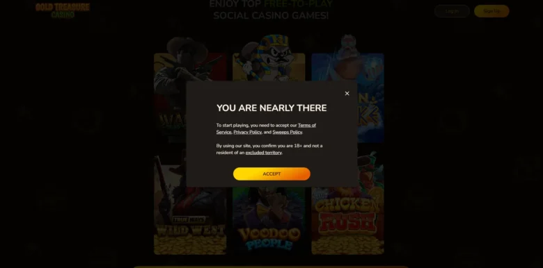 Gold Treasure Casino terms