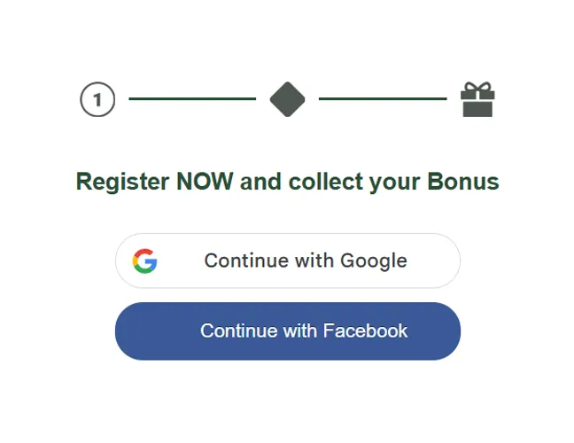 Choose registration method: