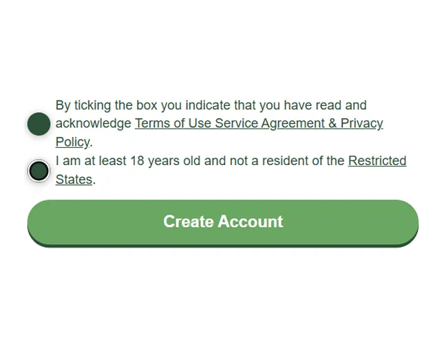 Accept the terms and conditions: