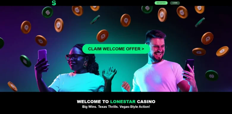 Lonestar Casino main webpage