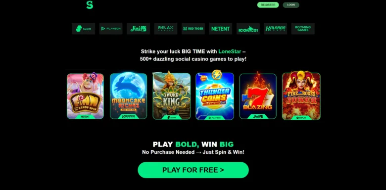 Lonestar Casino game providers