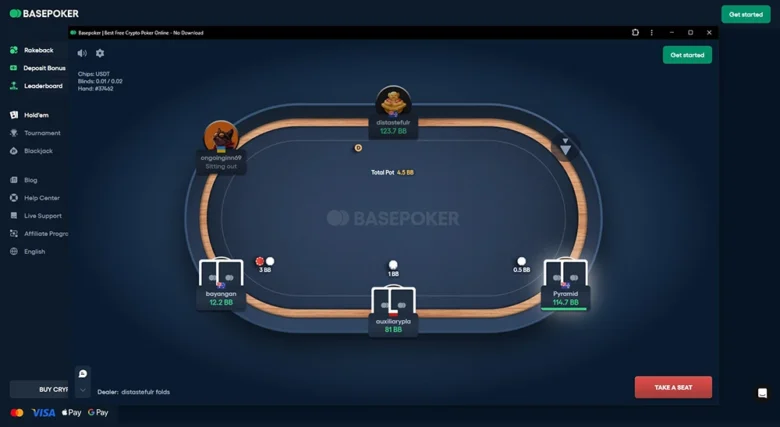 BasePoker Screenshot Poker Room