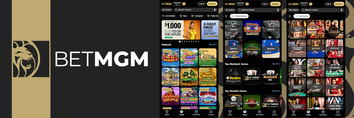 BetMGM Casino Mobile App