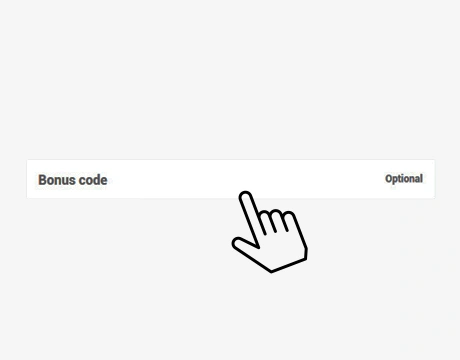 Enter a Bonus Code (If Required).