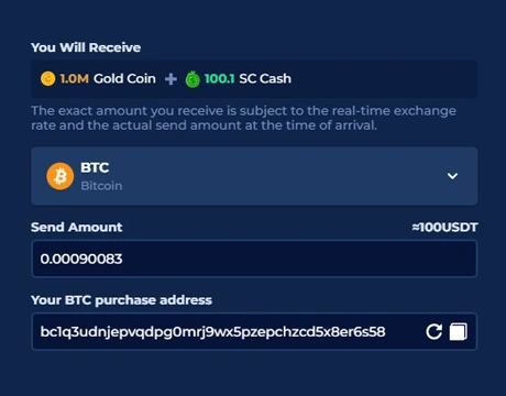 Choose Crypto Payment