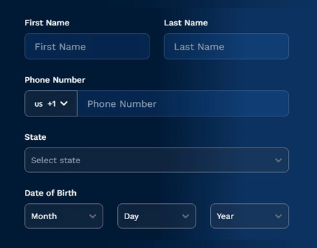 Enter Personal Details: