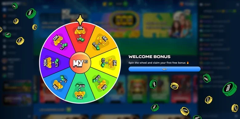 MyPrize Casino Wheel Bonus