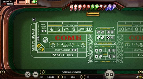 Online Craps Betsoft