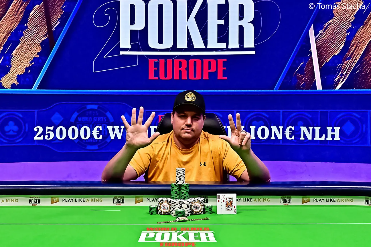 Shaun Deeb Winners Photo 25k GG Millions WSOPE Rozvadov 2025