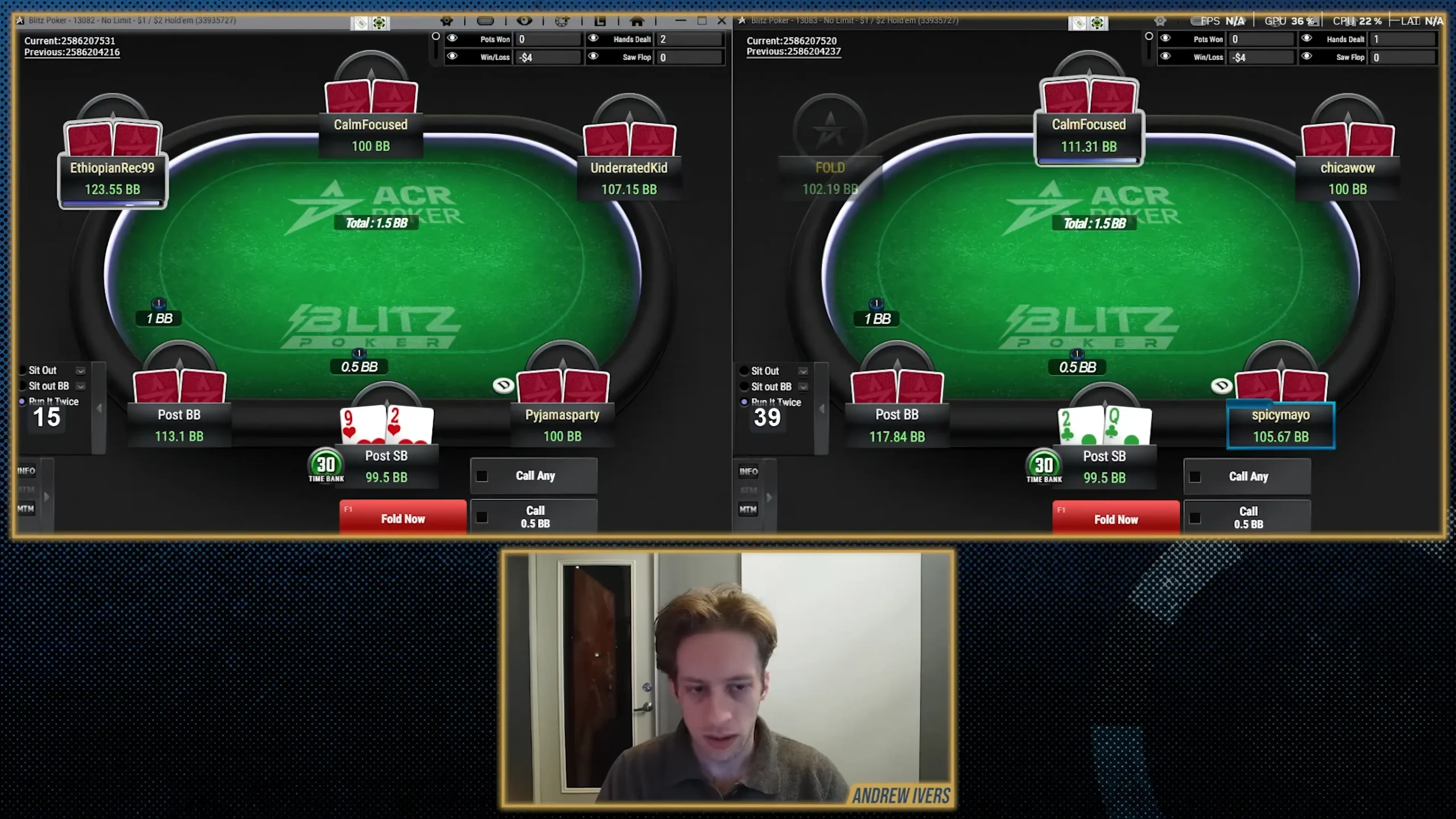 Ryan Riske poker streamer from North America.