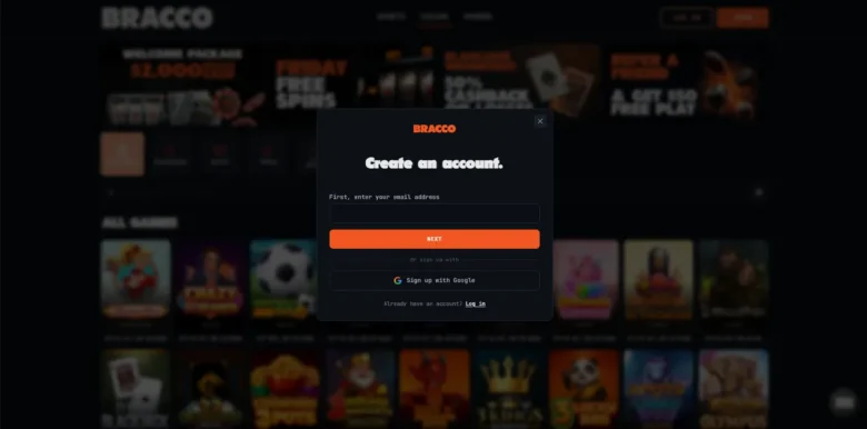 Bracco Casino sign up