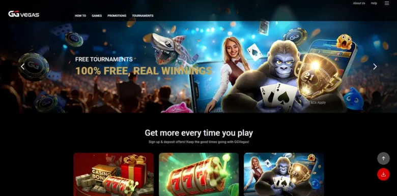 GGVegas Casino Home Page