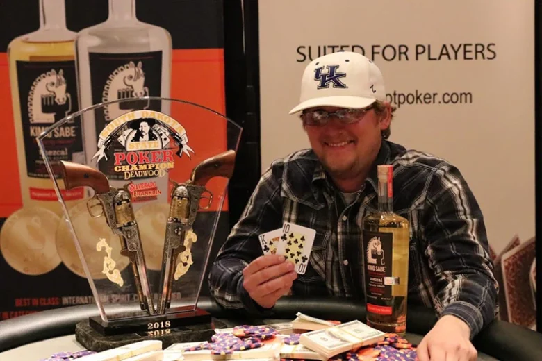 Poker Trophies: Pair of Revolvers — South Dakota State Poker Championship Rick Burleson