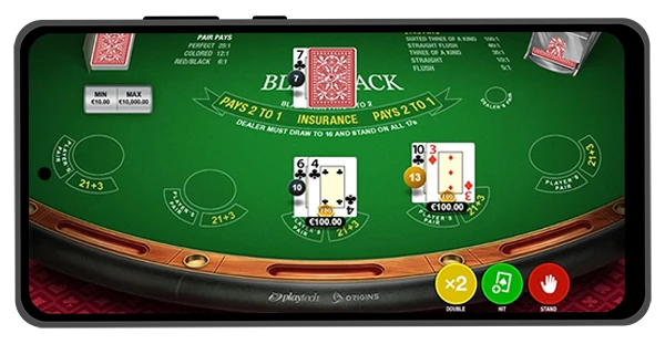 Blackjack on Android Mobile