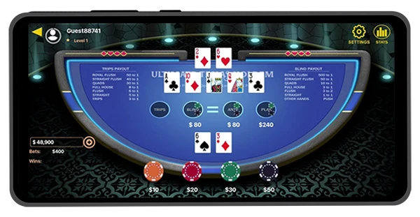 Ultimate Poker on Android Mobile
