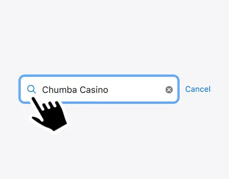 Search for Chumba app: