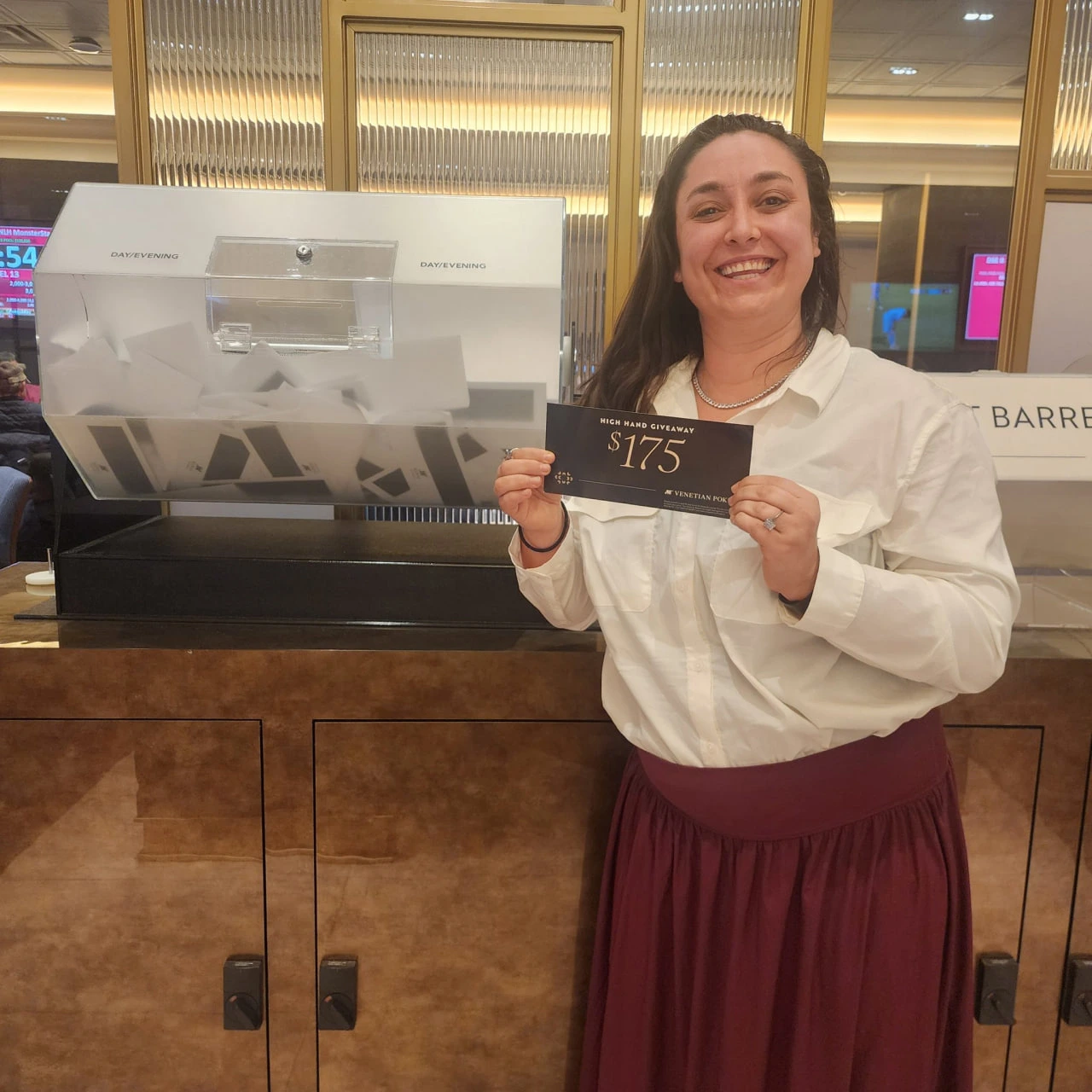 Sara O’Connor at the Venitian