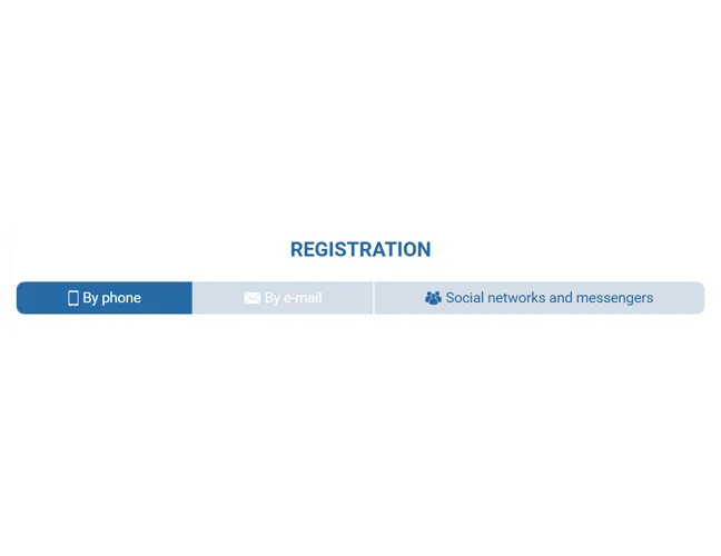 Choose Your Registration Method.