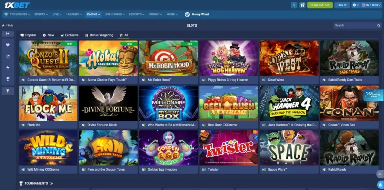 1xBet Casino games
